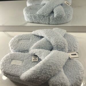 Victoria's Secret Pink Fuzzy Slippers